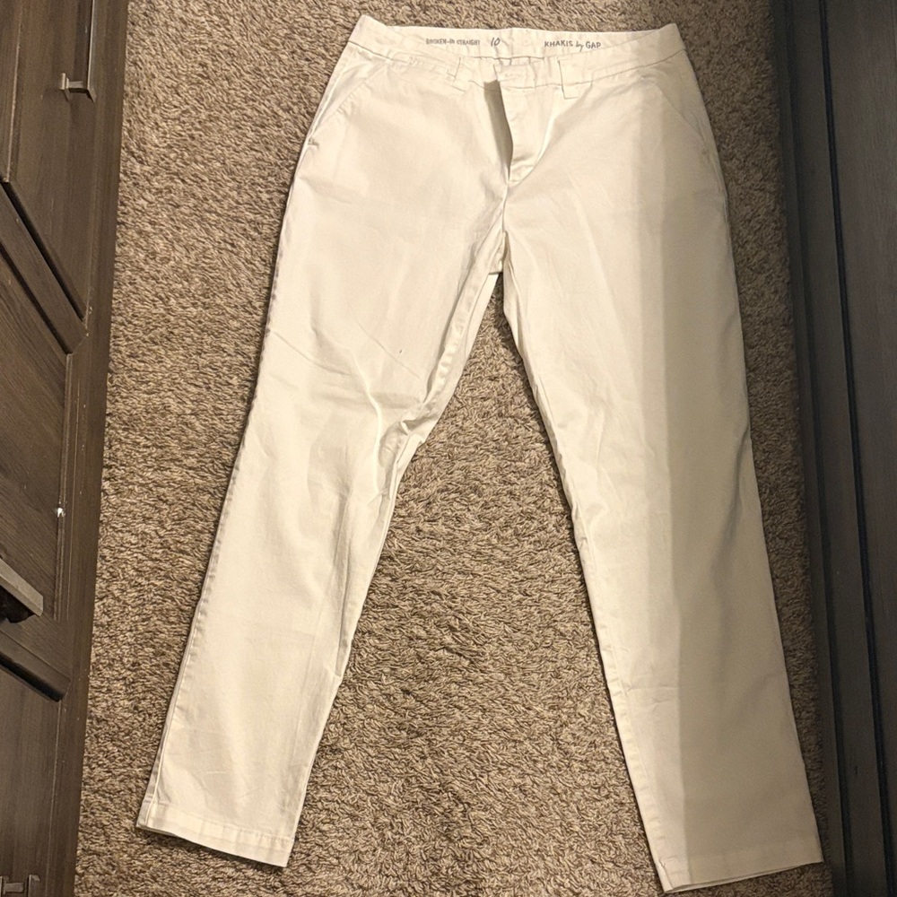 GAP Women's Cream Chinos